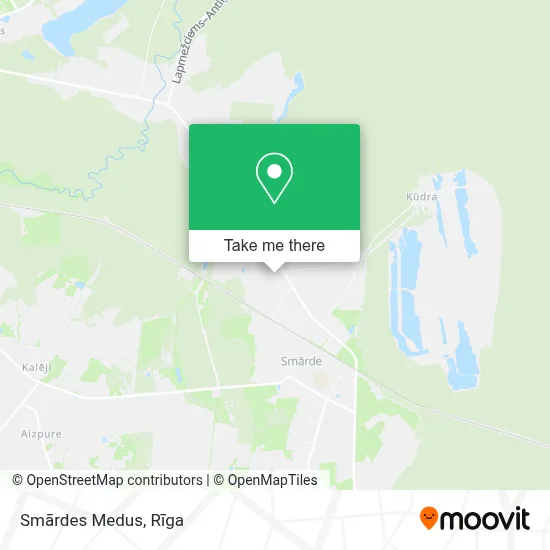 Smārdes Medus map