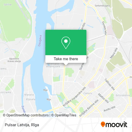 Pulsar Latvija map