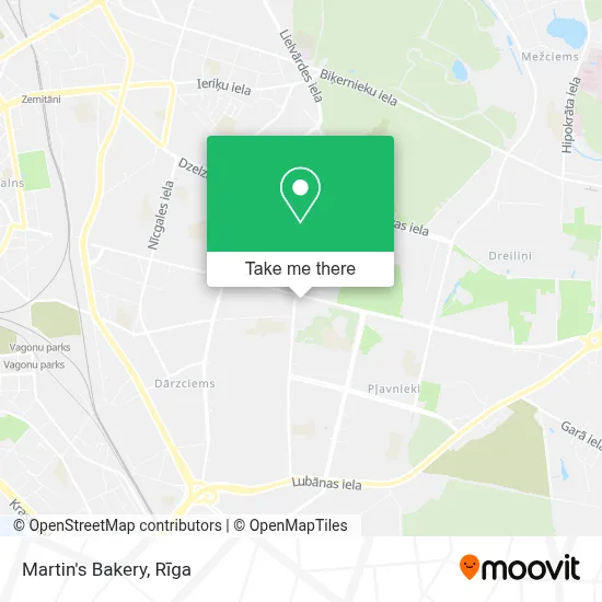 Martin's Bakery map