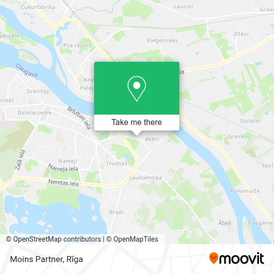 Moins Partner map