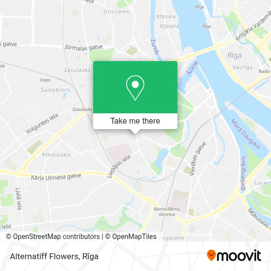 Alternatiff Flowers map