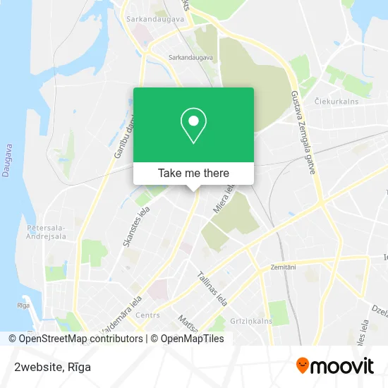 2website map