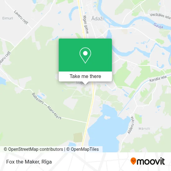 Fox the Maker map