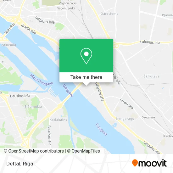 Dettal map