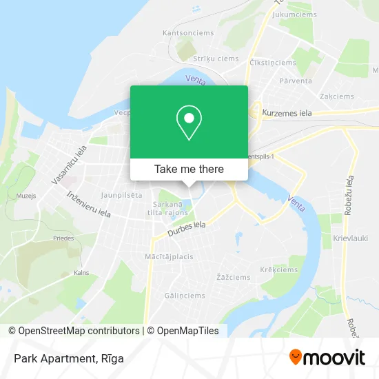 Park Apartment map