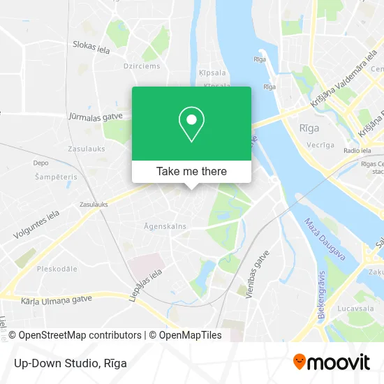 Up-Down Studio map