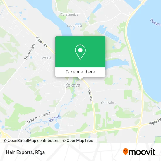 Hair Experts map