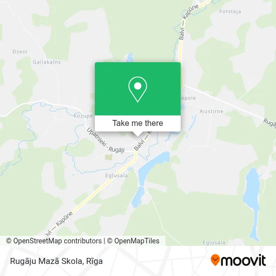 Rugāju Mazā Skola map