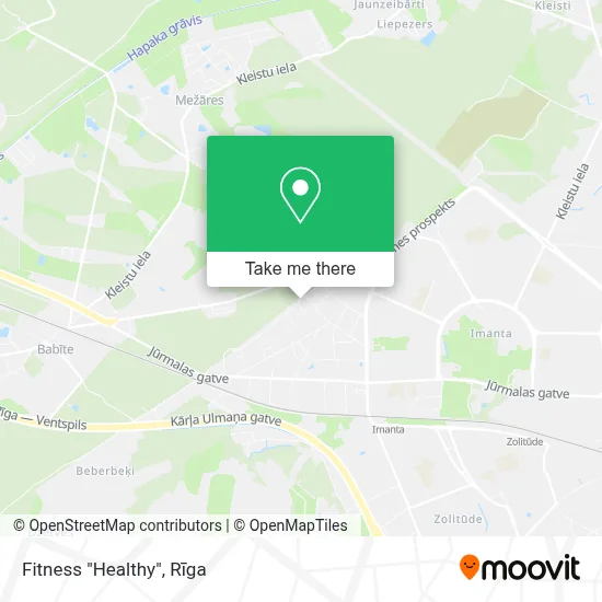 Fitness "Healthy" map