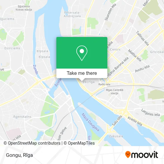 Gongu map