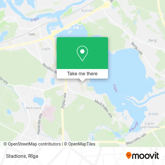 Stadions map