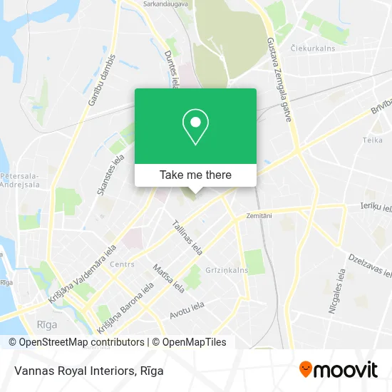 Vannas Royal Interiors map