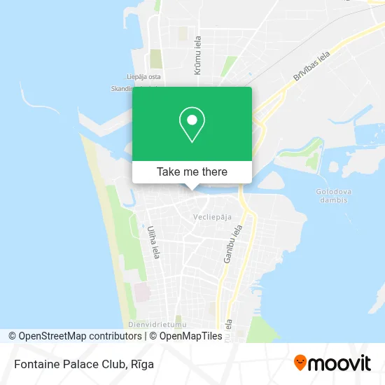 Fontaine Palace Club map