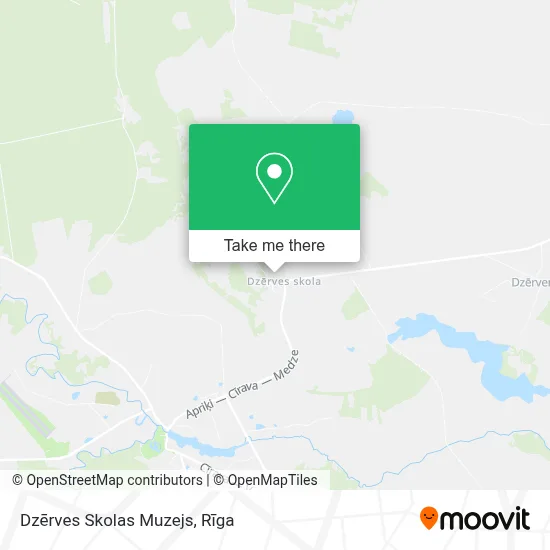 Dzērves Skolas Muzejs map