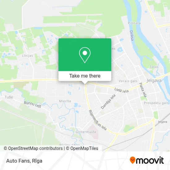Auto Fans map