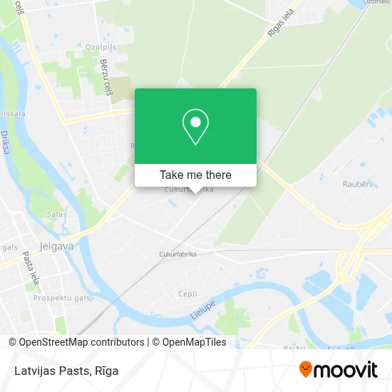Latvijas Pasts map