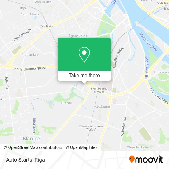 Auto Starts map