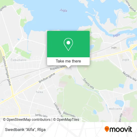 Swedbank "Alfa" map