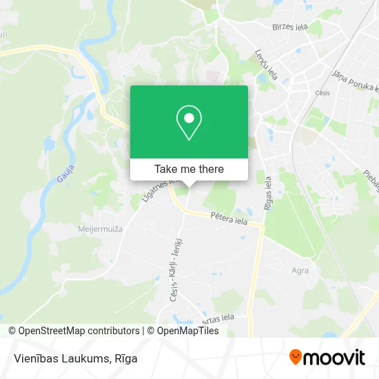 Vienības Laukums map