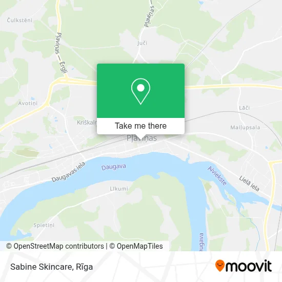 Sabine Skincare map