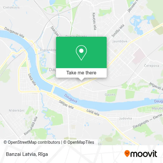 Banzai Latvia map