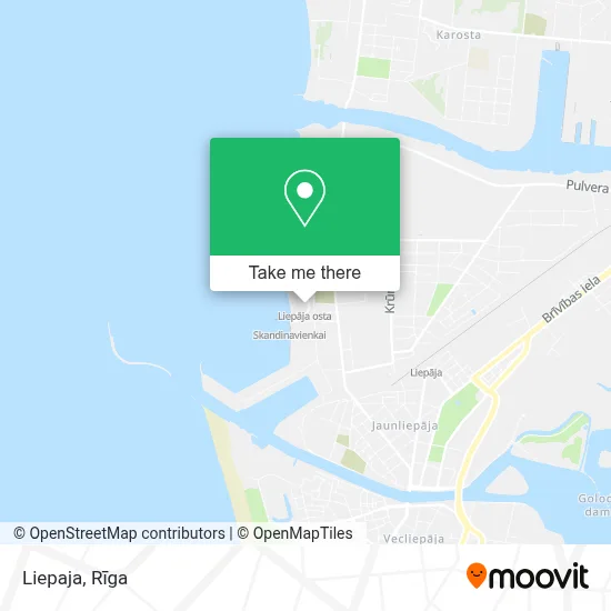Liepaja map