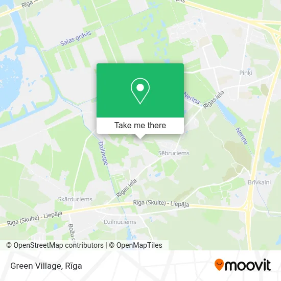 Green Village map