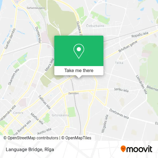 Language Bridge map