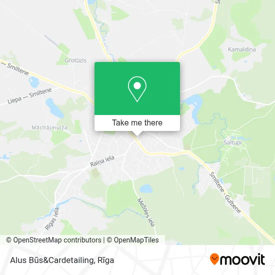 Alus Būs&Cardetailing map