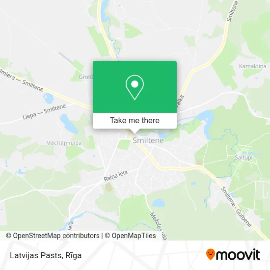 Latvijas Pasts map