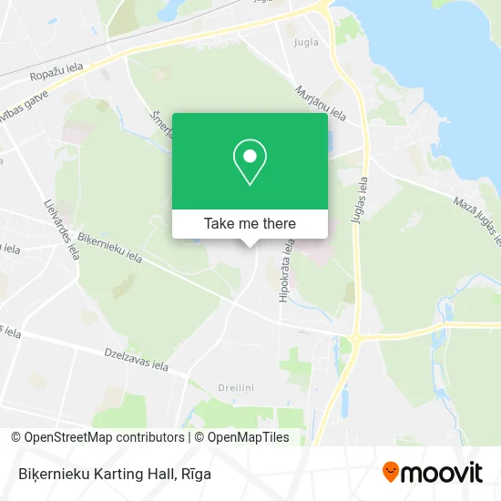 Biķernieku Karting Hall map
