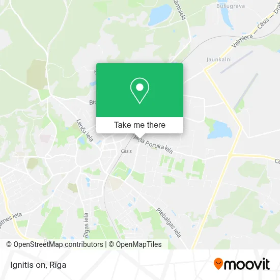 Ignitis on map