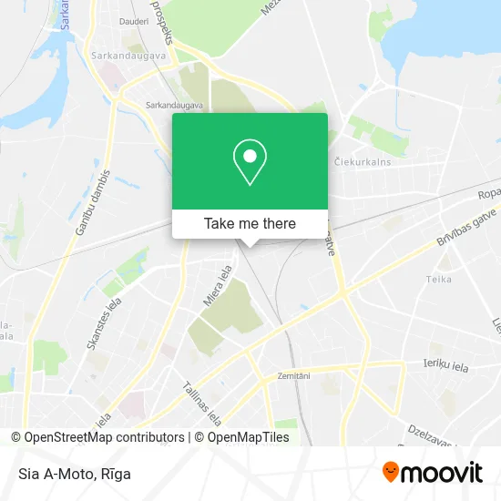 Sia A-Moto map