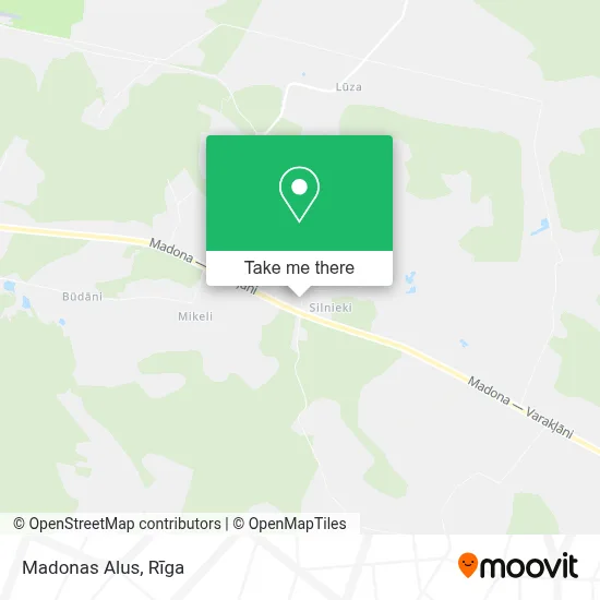 Madonas Alus map