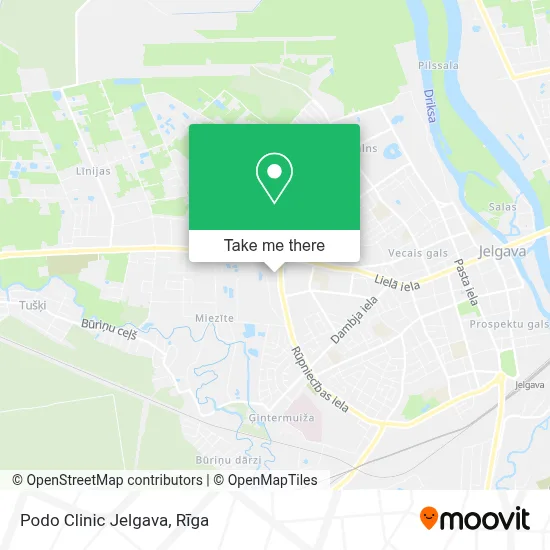 Podo Clinic Jelgava map