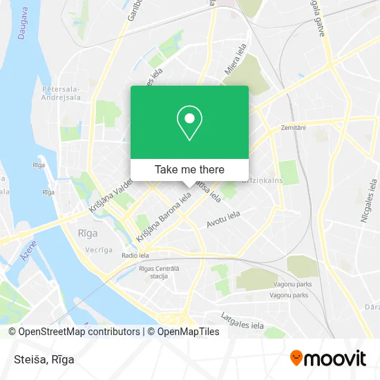 Steiša map