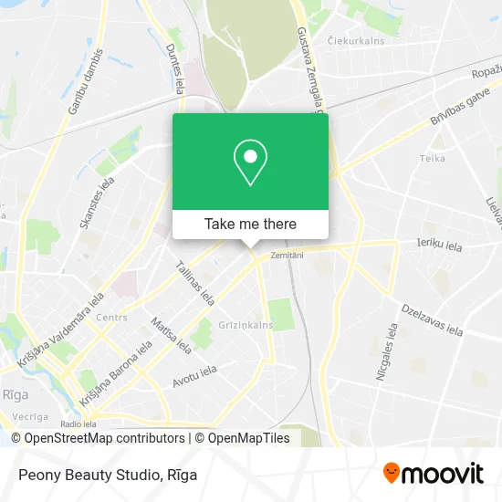 Peony Beauty Studio map