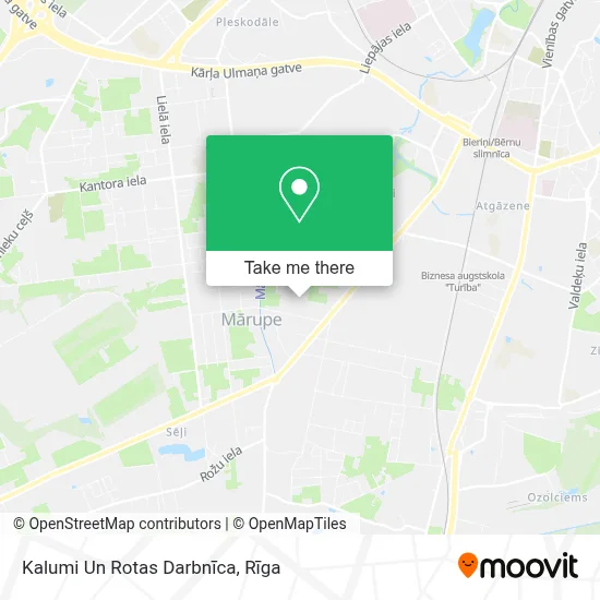 Kalumi Un Rotas Darbnīca map