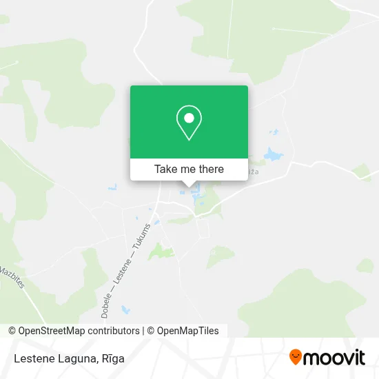 Lestene Laguna map