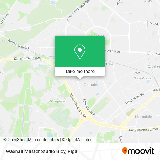 Waxnail Master Studio Bidy map