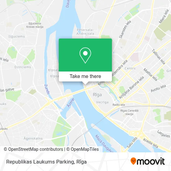 Republikas Laukums Parking map
