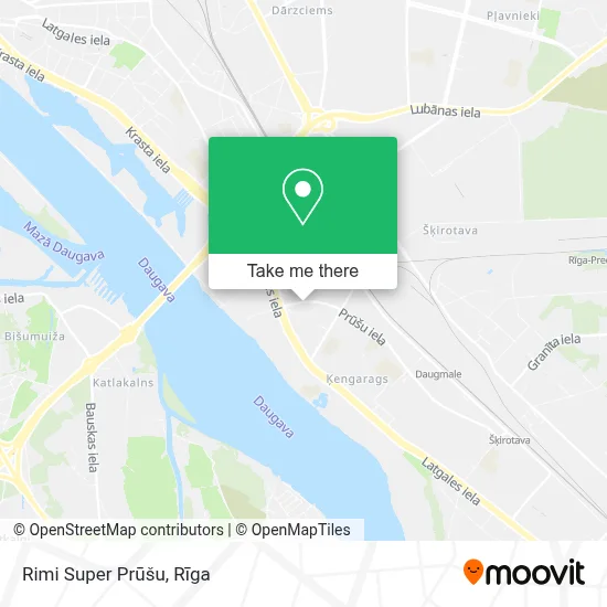 Rimi Super Prūšu map