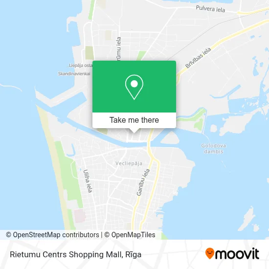 Rietumu Centrs Shopping Mall map