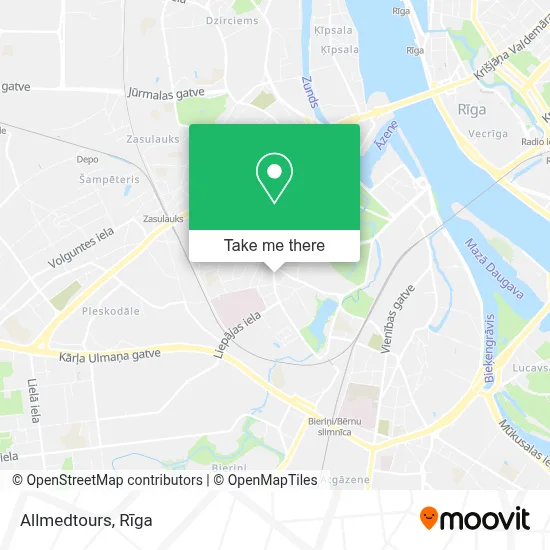 Allmedtours map