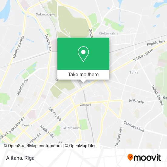 Alitana map