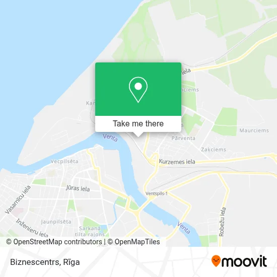 Biznescentrs map