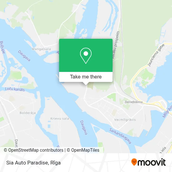 Sia Auto Paradise map