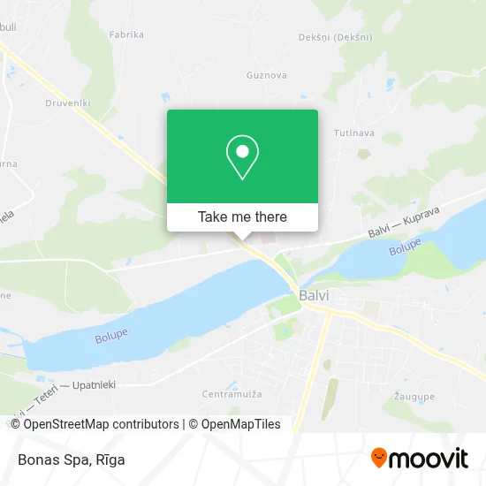 Bonas Spa map