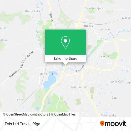 Evis Ltd Travel map
