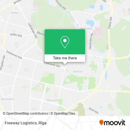 Freeway Logistics map
